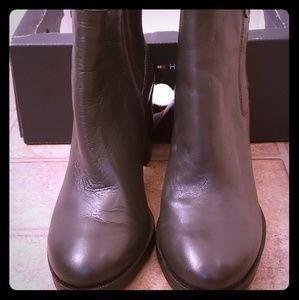 Gray Tommy Hilfiger boots